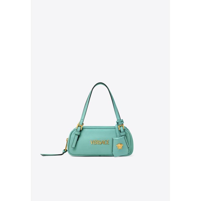 Mini Logo Tag Leather Shoulder Bag