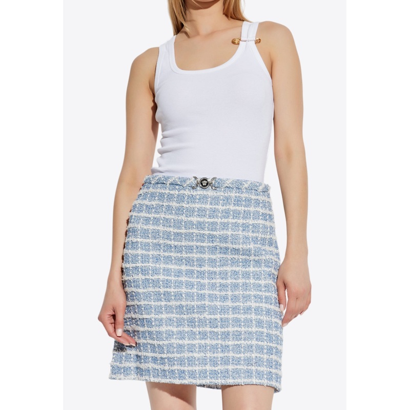 Safety Pin Ribbed Tank Top