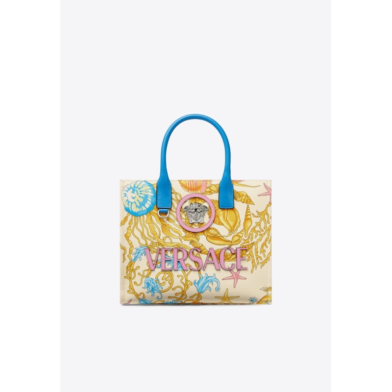 Small La Medusa Underwater Barocco Tote Bag