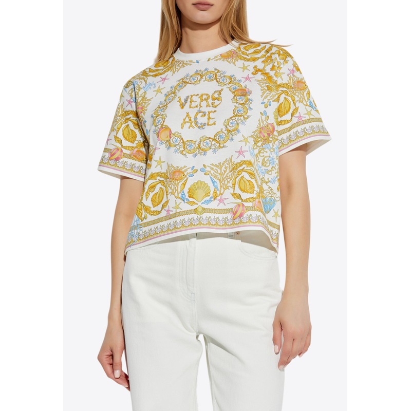 Underwater Barocco Crewneck T-shirt