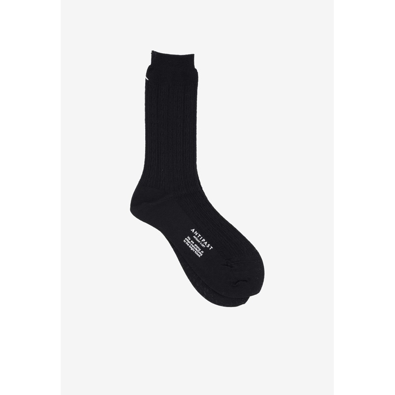 Cable Knit Logo Socks