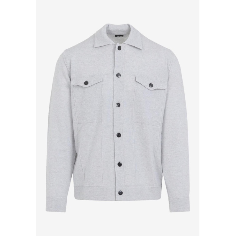 Cashmere Buttoned Overshirt