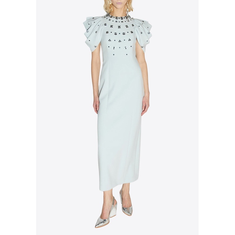 Damia Embellished Midi Dress