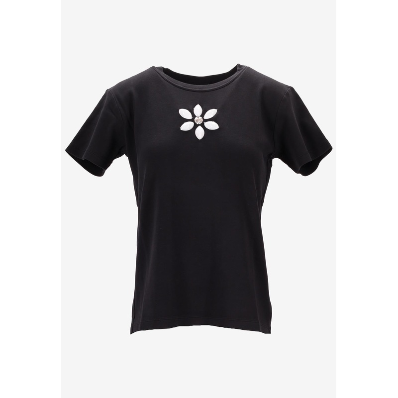 Floral Embroidered T-shirt