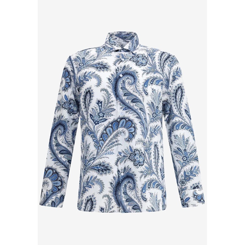 Floral Paisley Button-Up Shirt