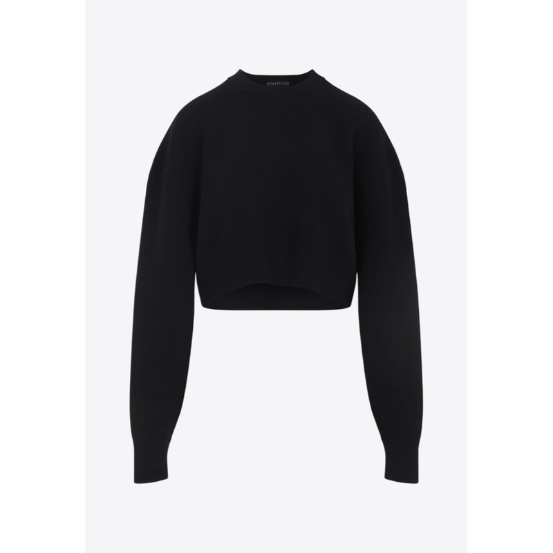 Knitted Sweater in Wool and Cashmere Blend