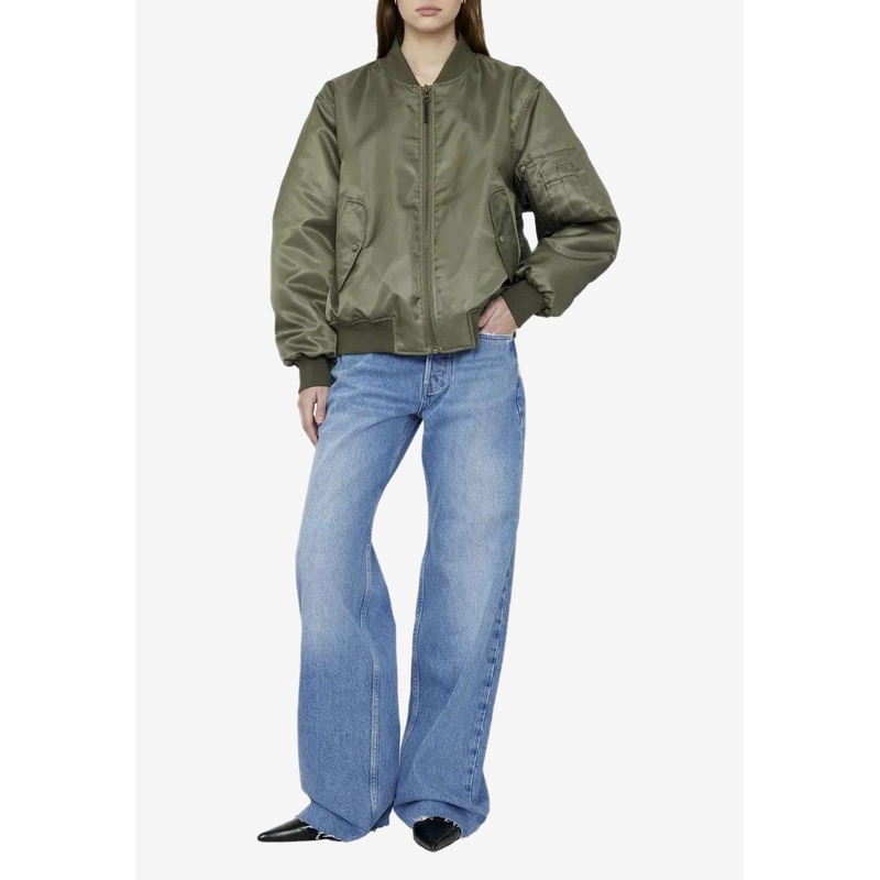 Leon Oversized Bomber Jacket