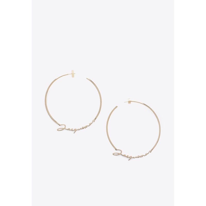 Logo Hoop Earrings