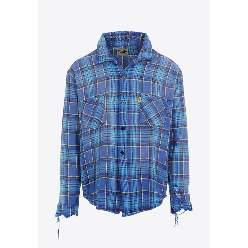 Marley Distressed Flannel Shirt