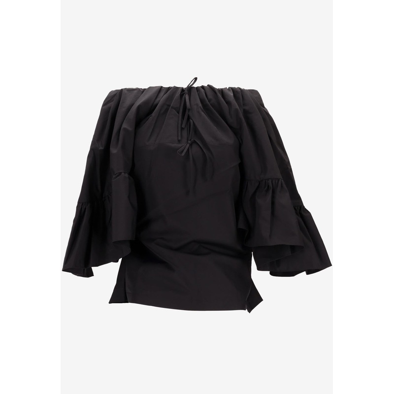 Off-Shoulder Ruffled Blouse