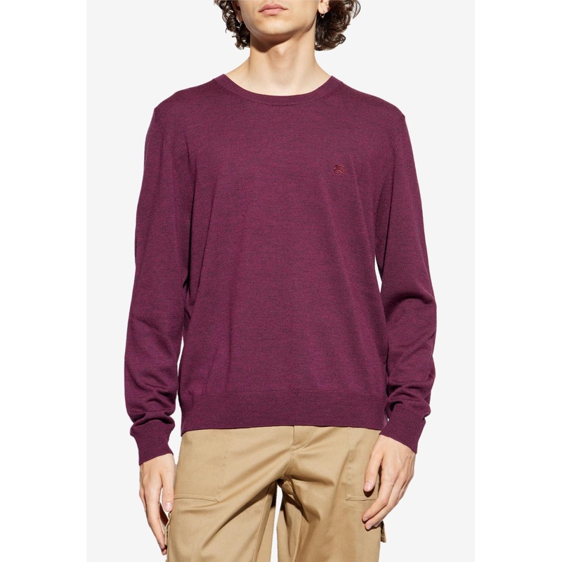 Pegaso Embroidered Wool Sweater