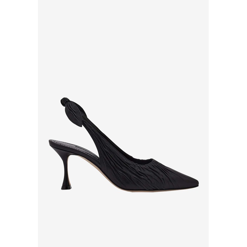 Pelagalo 70 Ruched Slingback Pumps