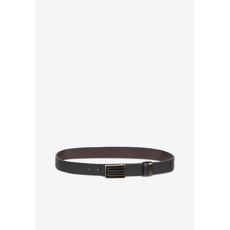 Reversible Grained Leather Belt