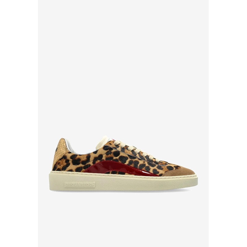 Rider Leopard Print Sneakers