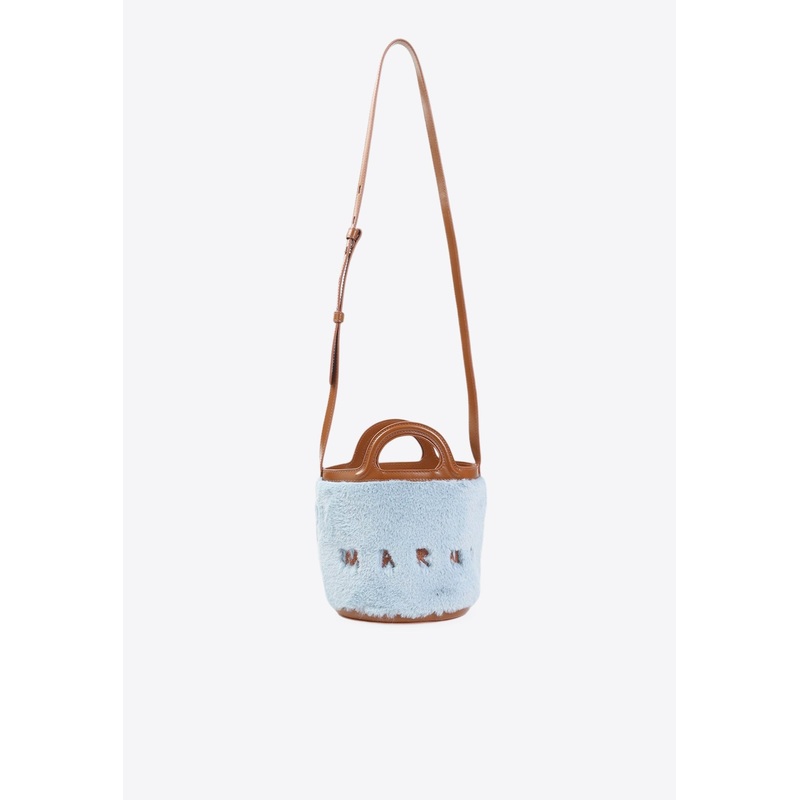 Tropicalia Fur Bucket Bag