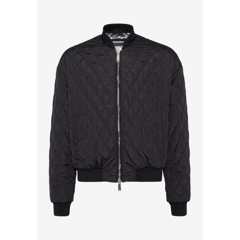 Urban Quilted Bomber Jacket