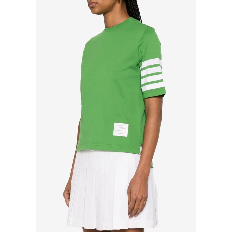 4-bar Stripes Crewneck T-shirt