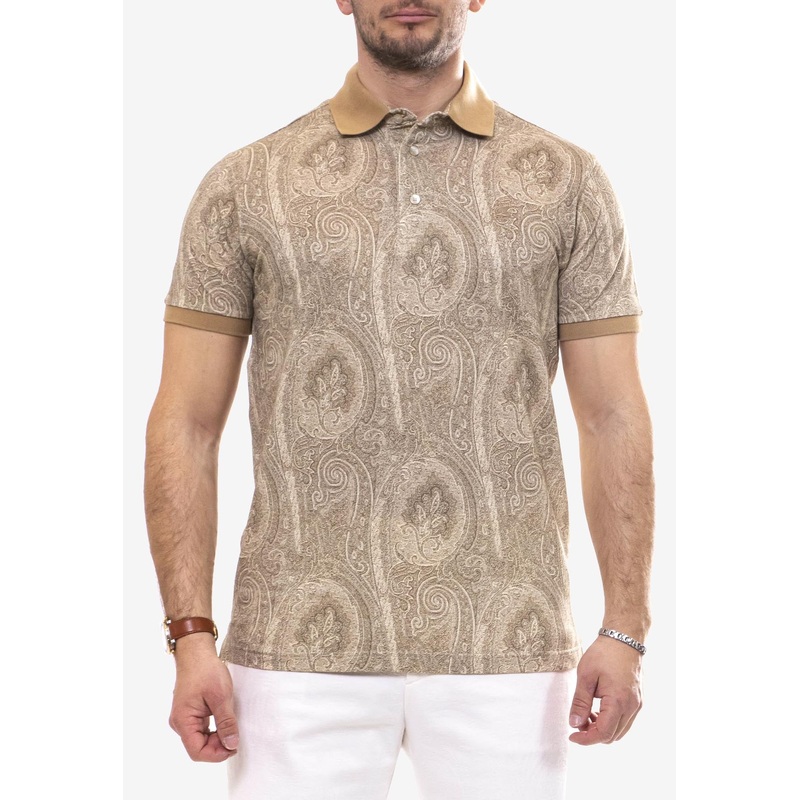 All-Over Foliage Polo T-shirt