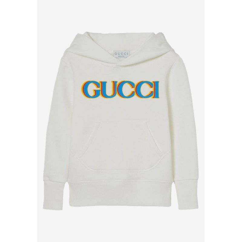 Boys Logo Print Hoodie