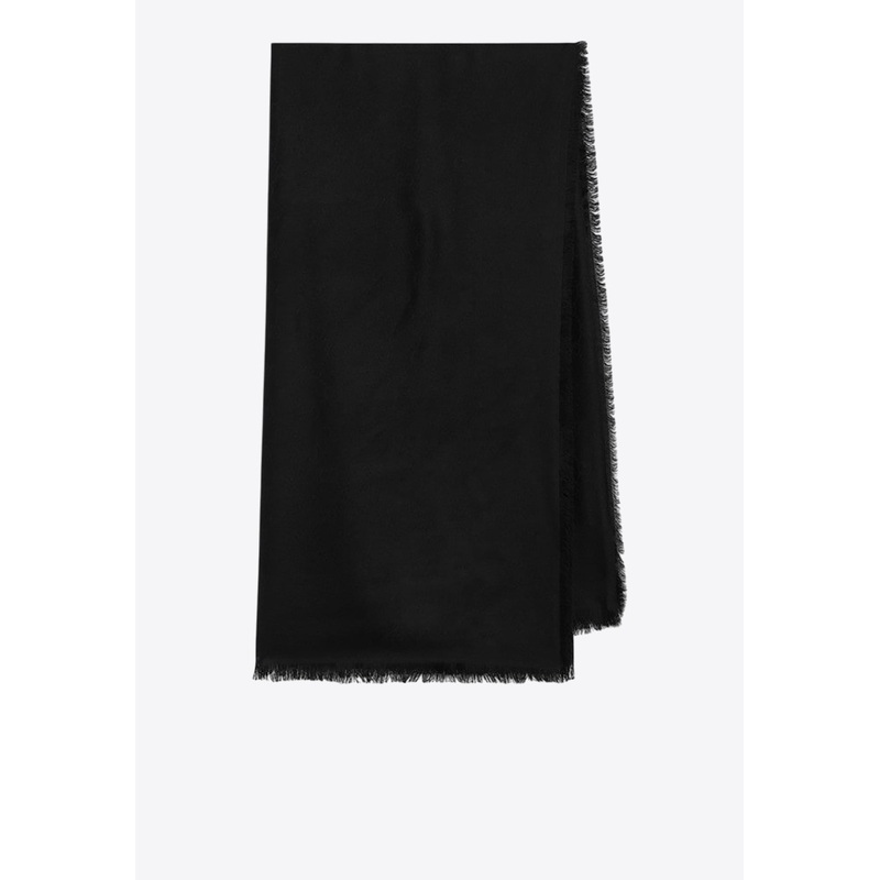 GG Jacquard Wool and Silk Scarf