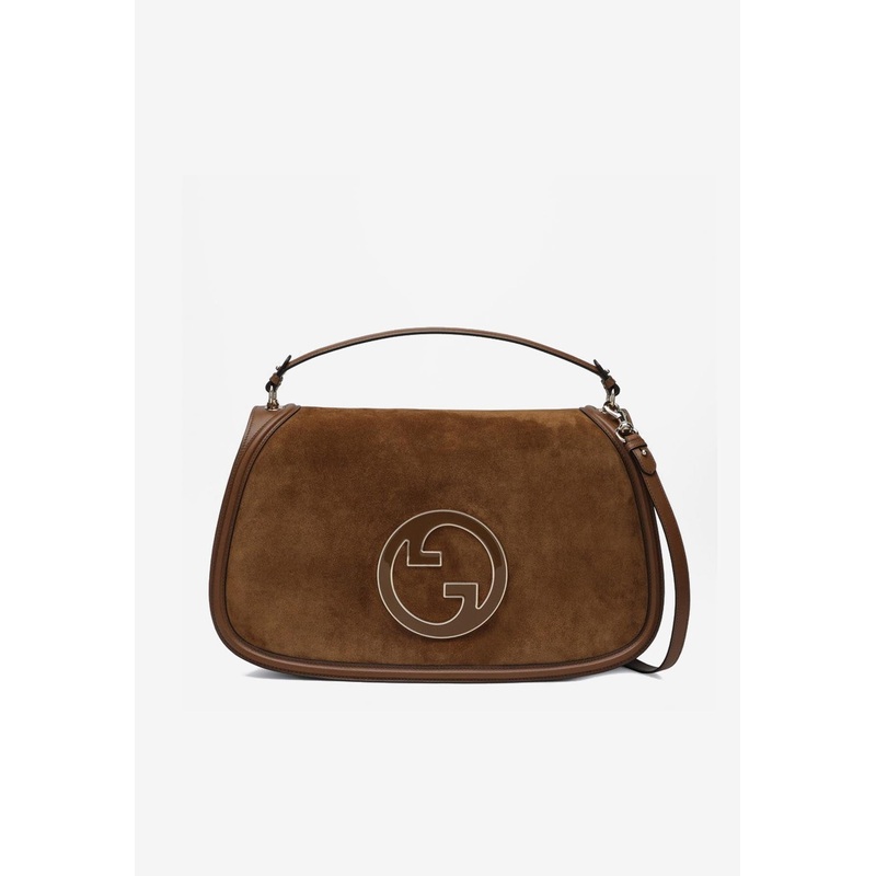 Large Blondie Suede Crossbody Bag