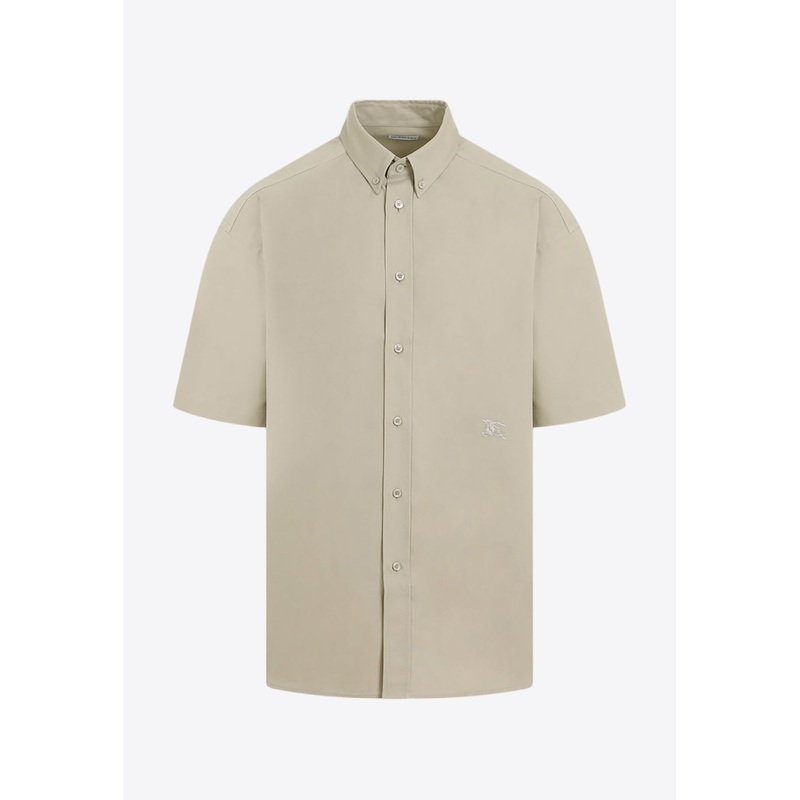Logo-Embroidered Button-Down Shirt