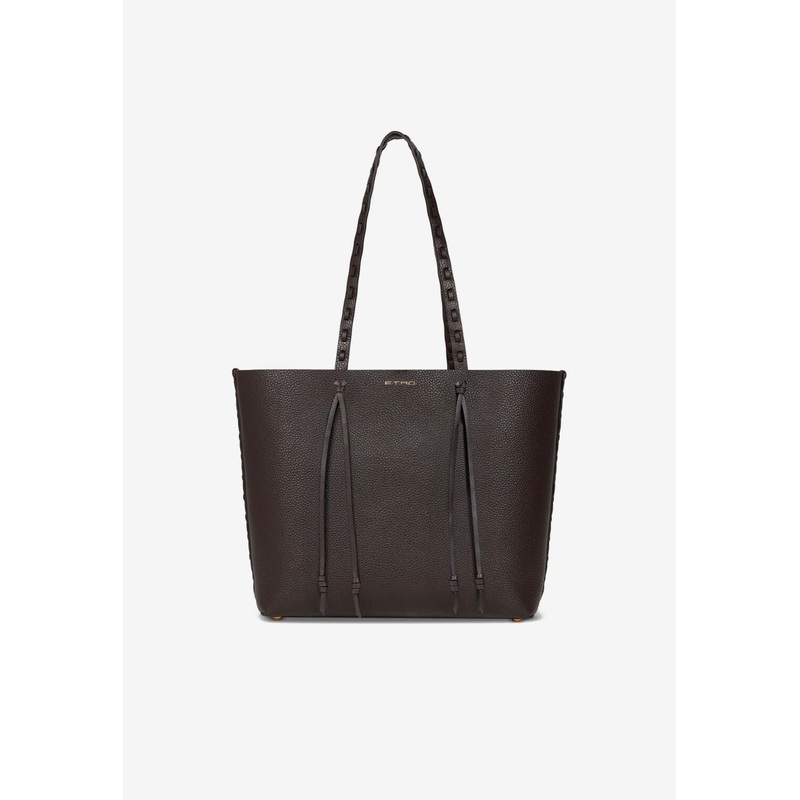 Medium Essential Leather Tote Bag