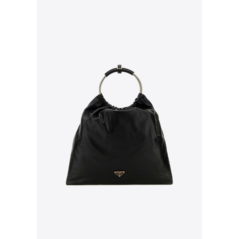 Nappa Leather Top Handle Bag