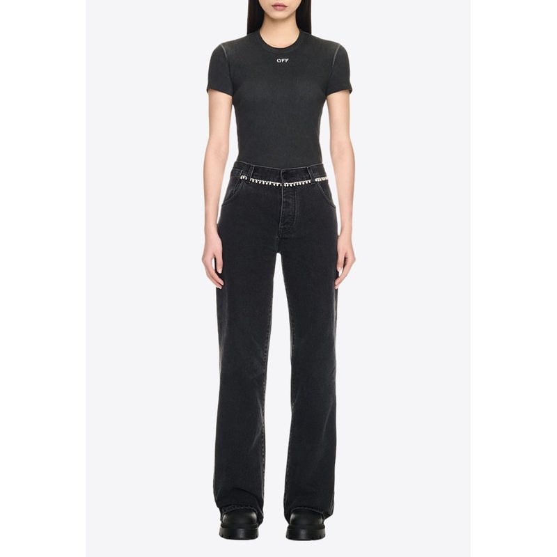 OFF Stamp Crewneck T-shirt