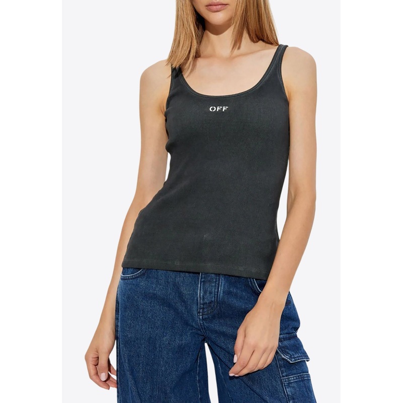 Off Stamp Rib Tank Top