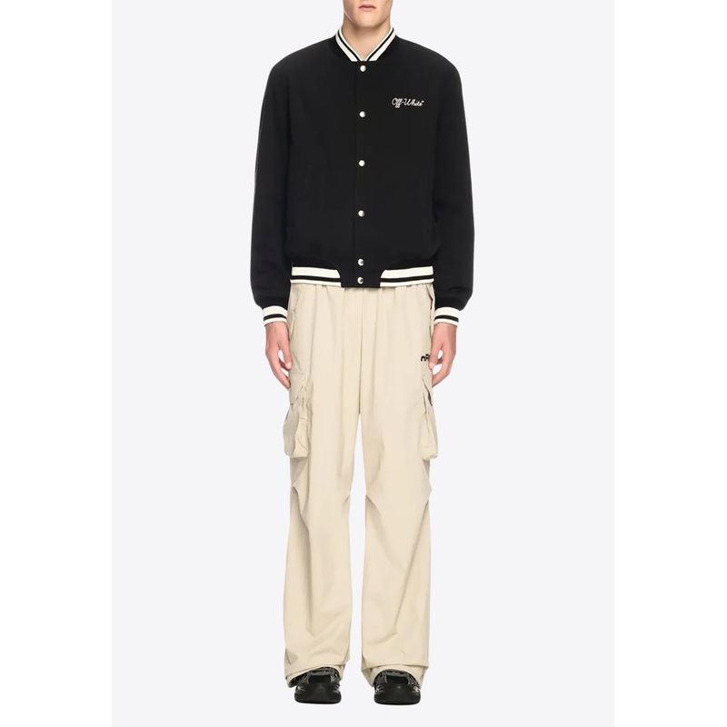 Script Varsity Bomber Jacket