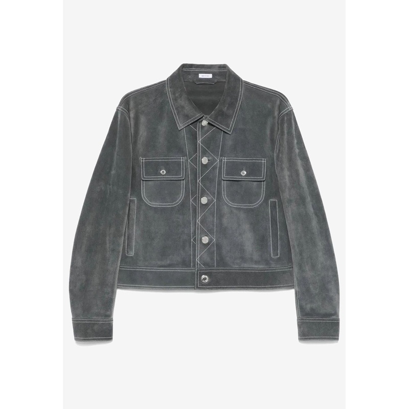 Suede Utility Jacket