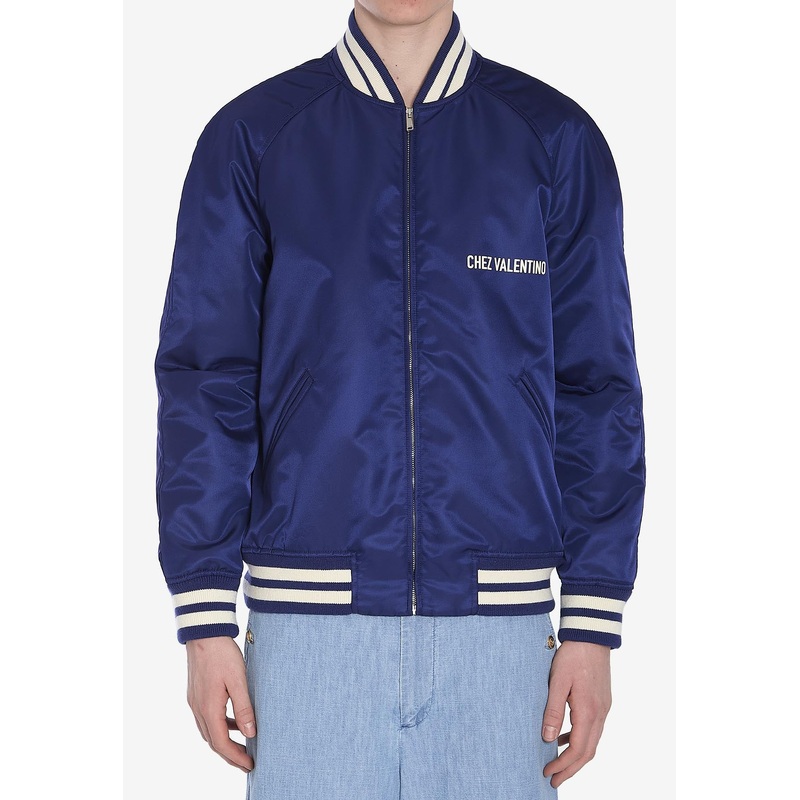 Chez Logo Bomber Jacket