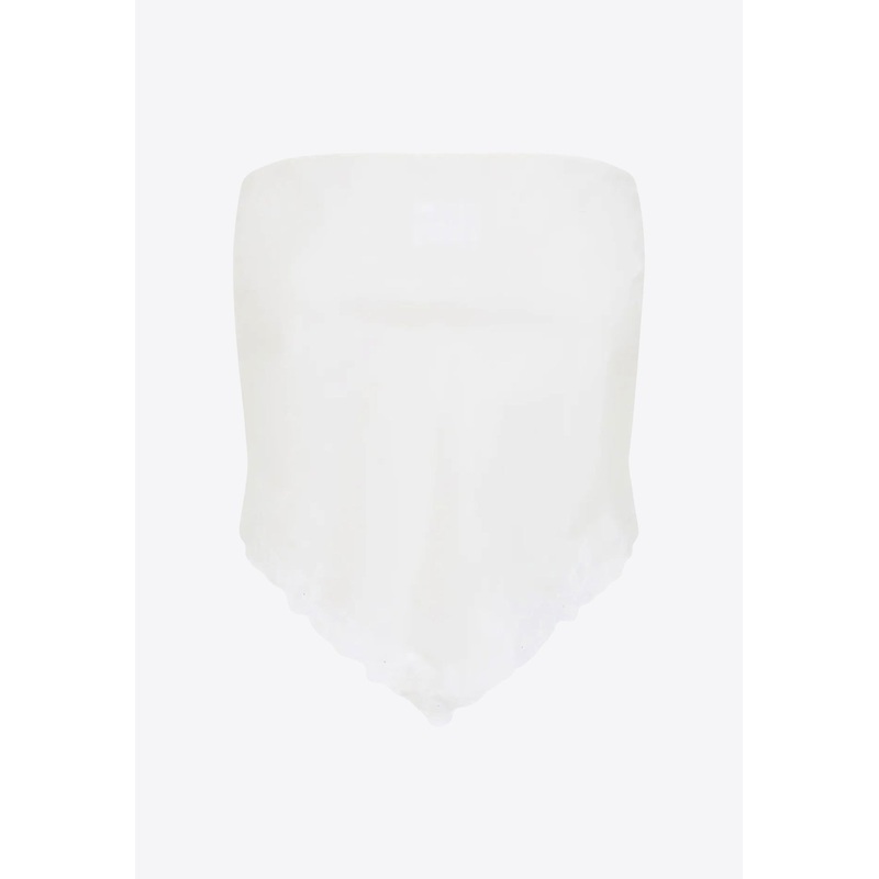 Embroidered Bandana Top