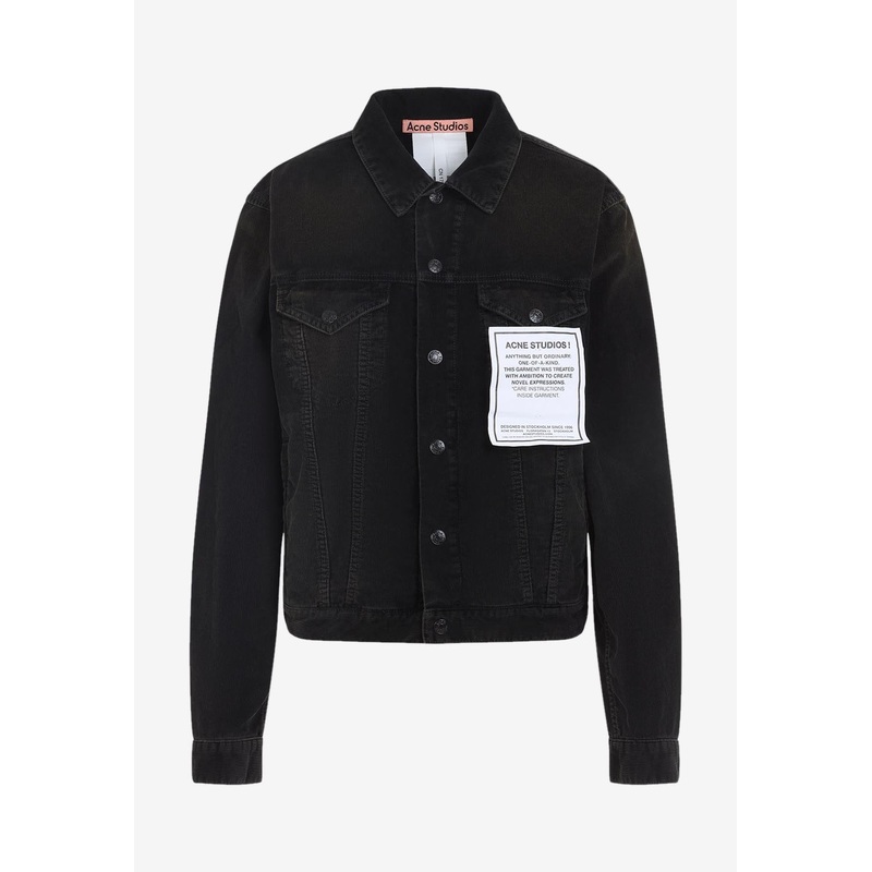 Logo-Patch Corduroy Jacket