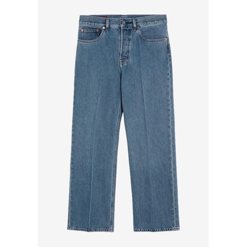 Logo Straight-Leg Jeans