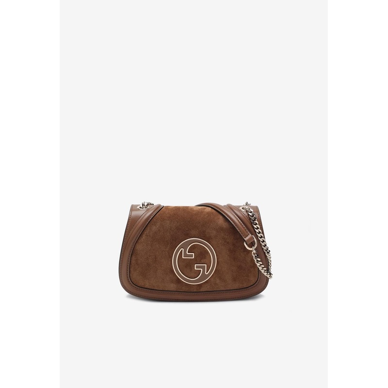 Medium Blondie Suede Crossbody Bag