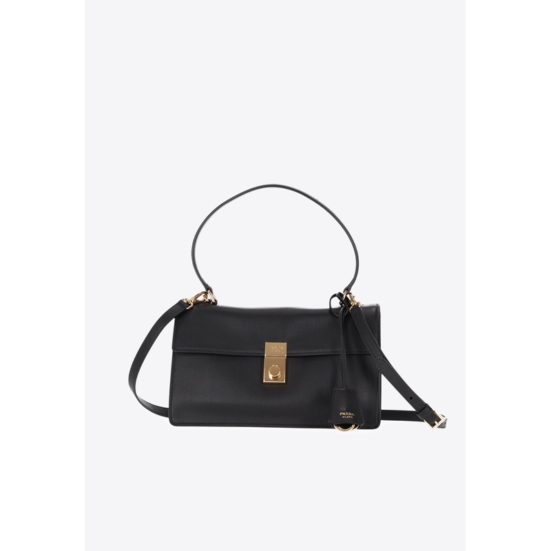 Medium Soft Sound Leather Shoulder Bag