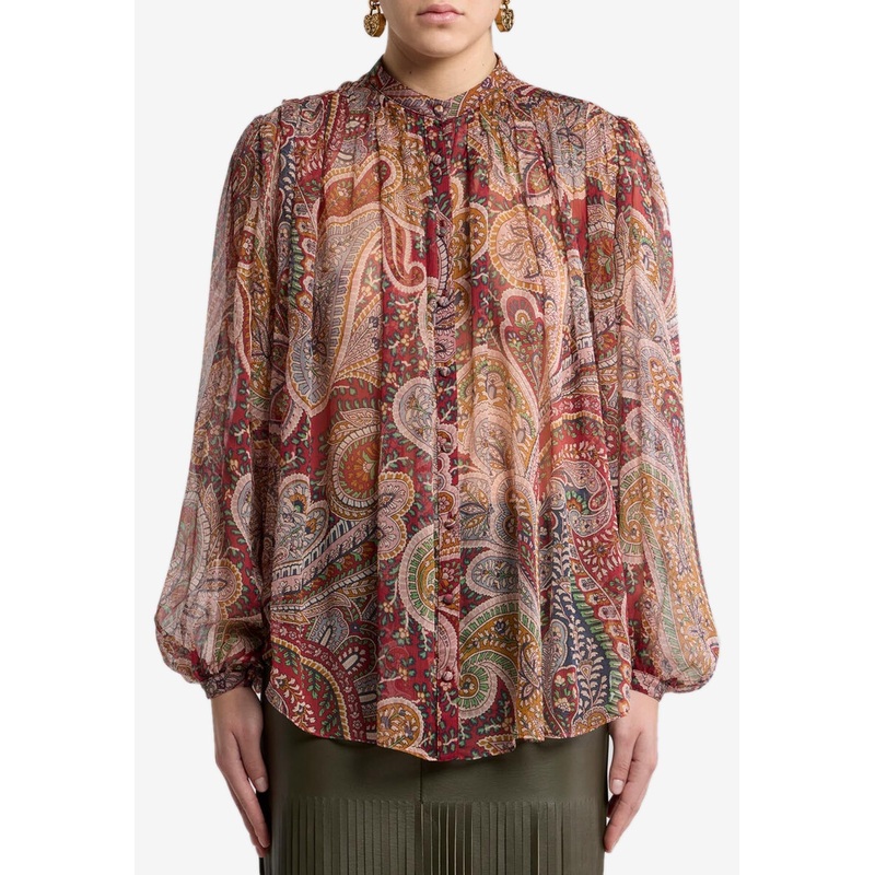 Printed Silk Shirt