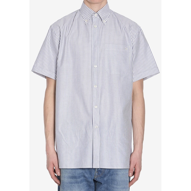 Short-Sleeved Stripe Shirt