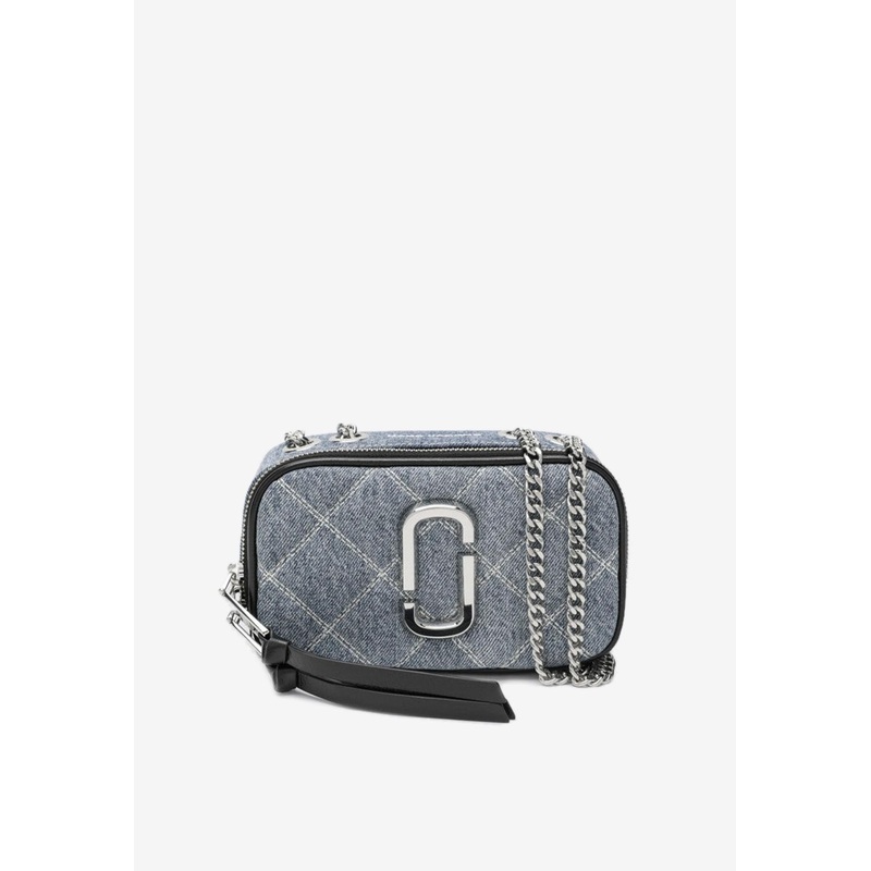 Softshot Quilted Denim Crossbody Bag