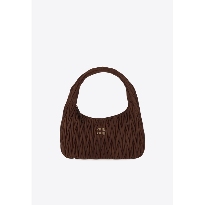 Wander Matelass Suede Shoulder Bag