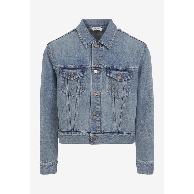 Washed-Out Denim Jacket