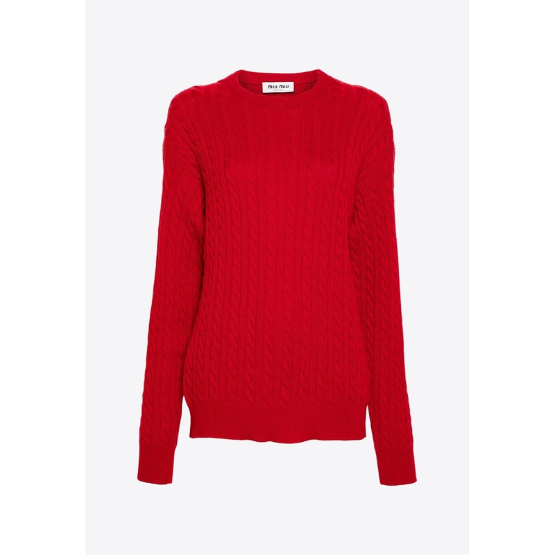 Cable Knit Cashmere Sweater