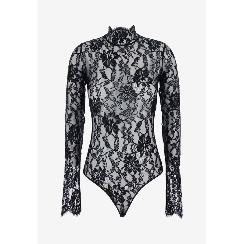 Floral Lace Bodysuit Top