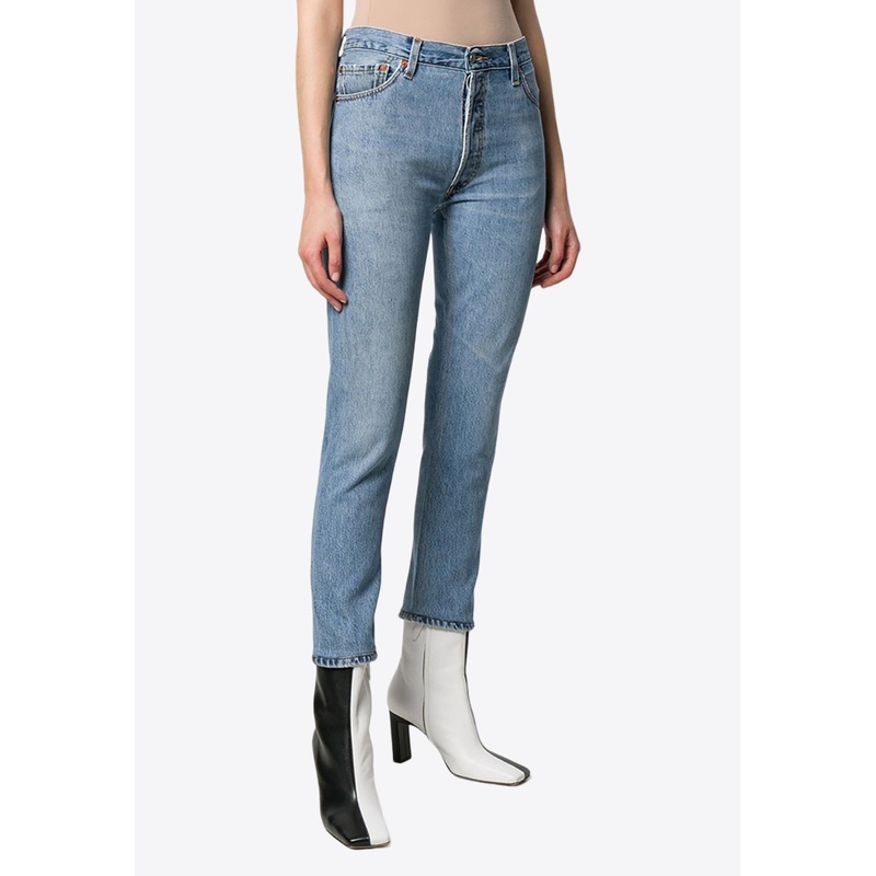 High-Rise Cropped Jeans