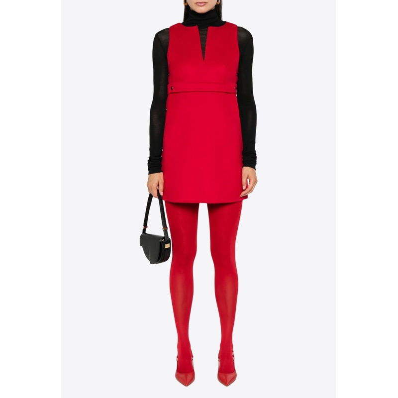 Leak Belted Mini Dress