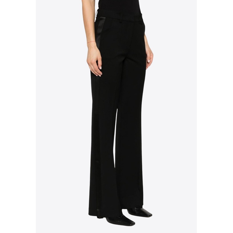 Liliuxy Side-Stripe Flared Tailored Pants