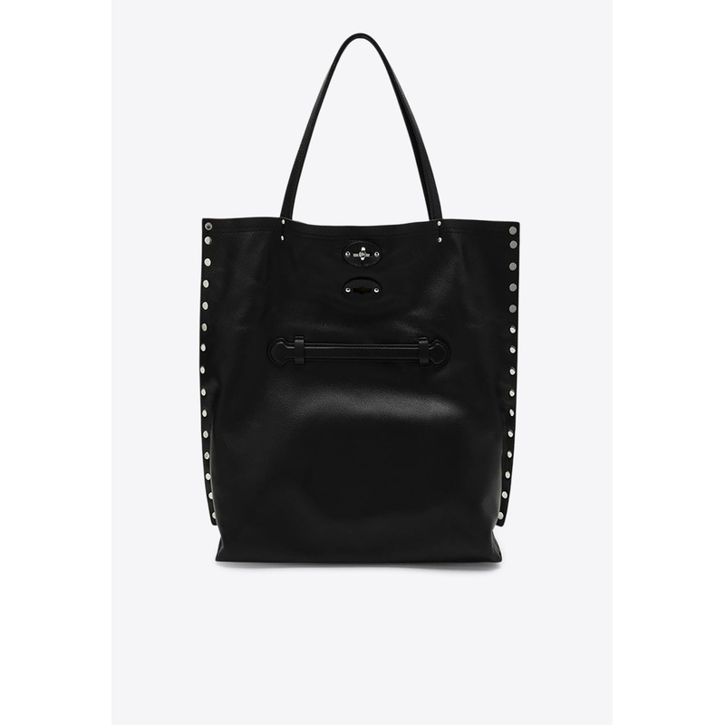 Medium A'spasso Leather Tote Bag