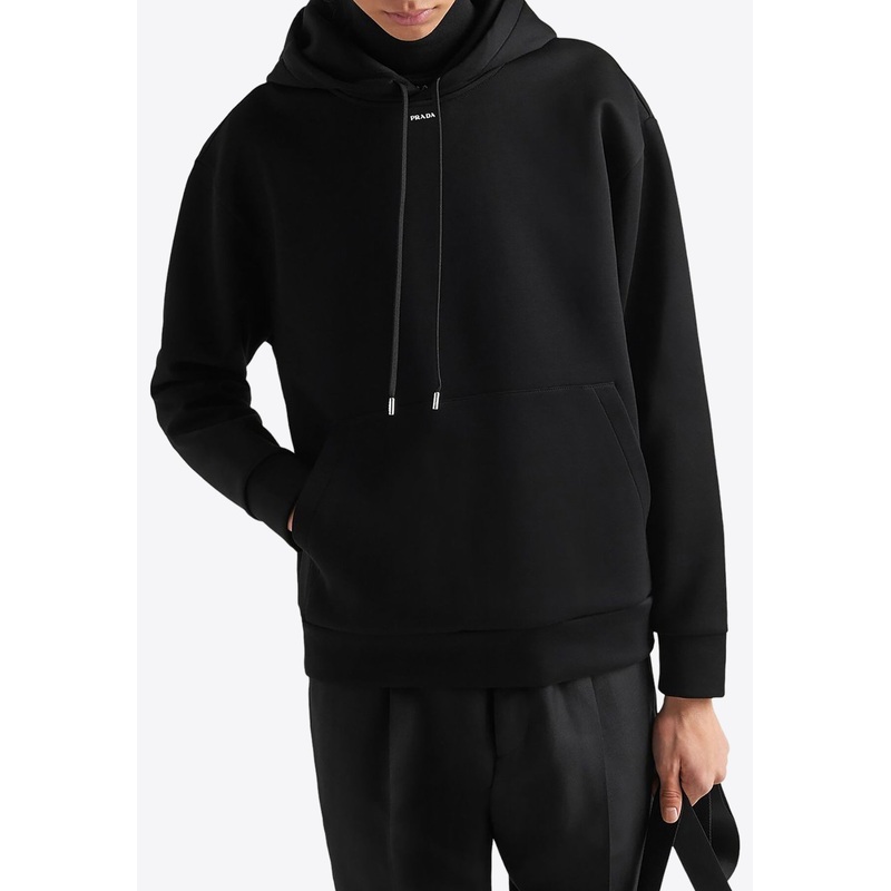 Micro Logo Hooded Sweatshirt